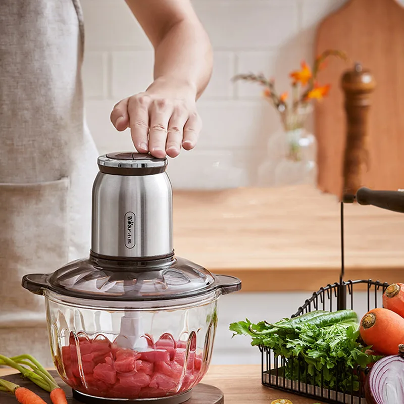 Бытовая электрическая мясорубка Bear, многофункциональный измельчитель из нержавеющей стали для приготовления пищи, пельменей, чеснока, наполнения мясом
Бытовая электрическая мясорубка Bear, многофункциональный измельчитель из нержавеющей стали для приготовления пищи, пельменей, чеснока, наполнения мясом