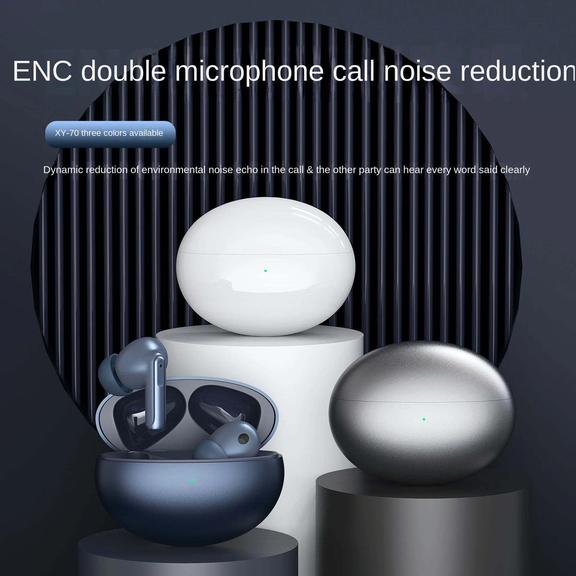 Sport Wireless Headphone Noise-Reduction Bluetooth Headset 5.1 Call Noise Reduction
Sport Wireless Headphone Noise-Reduction Bluetooth Headset 5.1 Call Noise Reduction