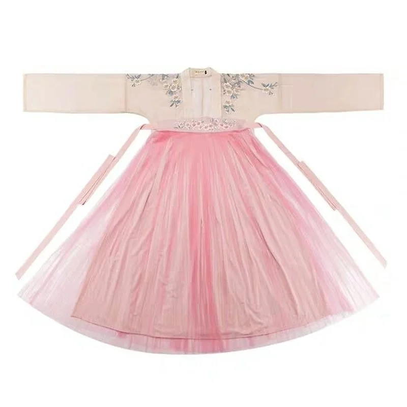 Hanfu Women's Flower Embroidery, Chest-length Women's Skirts, Students In Spring and Summer
Hanfu Women's Flower Embroidery, Chest-length Women's Skirts, Students In Spring and Summer