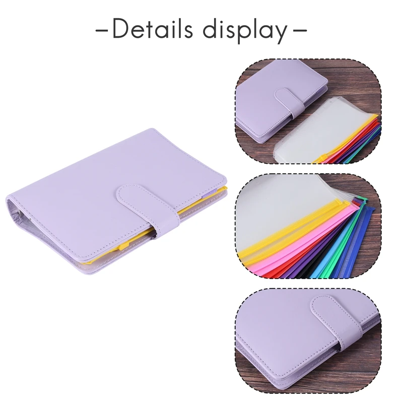 16 Pieces A6 Binder PVC Pockets Loose Leaf Bags Pouch Document Filing Bags For 6-Ring Notebook Binder Planner, 8 Colors
16 Pieces A6 Binder PVC Pockets Loose Leaf Bags Pouch Document Filing Bags For 6-Ring Notebook Binder Planner, 8 Colors