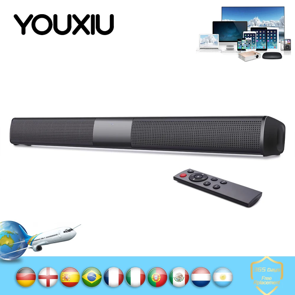 20W Smart Speaker Tv Speakers Wired & Wireless Bluetooth 4.2 HiFi Stereo Home Theater Sound Bar Subwoofer Column Soundbar for Tv
20W Smart Speaker Tv Speakers Wired & Wireless Bluetooth 4.2 HiFi Stereo Home Theater Sound Bar Subwoofer Column Soundbar for Tv