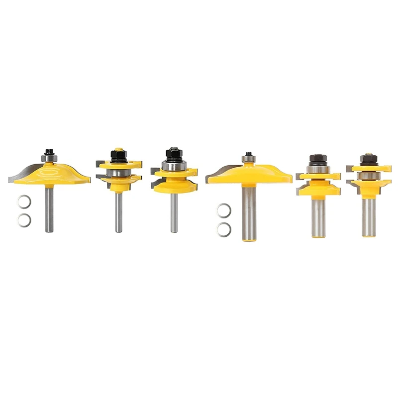 3 PCS Router Bit Set, Raised Panel Cabinet Door Router Bit Set, Ogee Rail And Stile Router Bit Set
3 PCS Router Bit Set, Raised Panel Cabinet Door Router Bit Set, Ogee Rail And Stile Router Bit Set