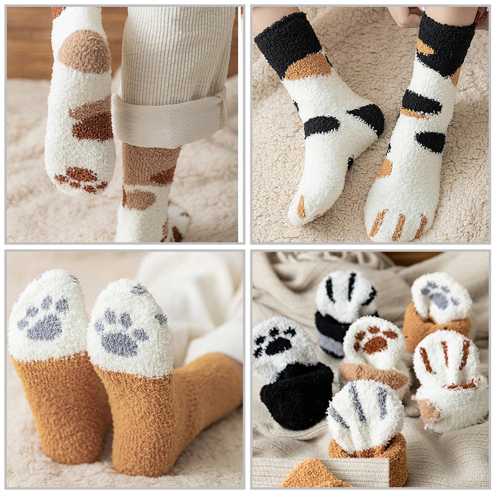 Cotton Socks Winter Funny Print Cat Paw Warm Socks Kawaii Cute Casual Happy Fashion Socks For Men Women 
Cotton Socks Winter Funny Print Cat Paw Warm Socks Kawaii Cute Casual Happy Fashion Socks For Men Women