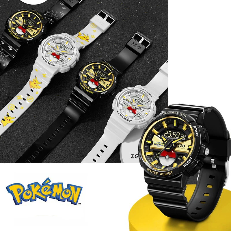 Original Pokemon Waterproof Electronic Watch Anime Pikachu Students Sports Watch Multifunctional Boys Children Watch Gift Box
Original Pokemon Waterproof Electronic Watch Anime Pikachu Students Sports Watch Multifunctional Boys Children Watch Gift Box