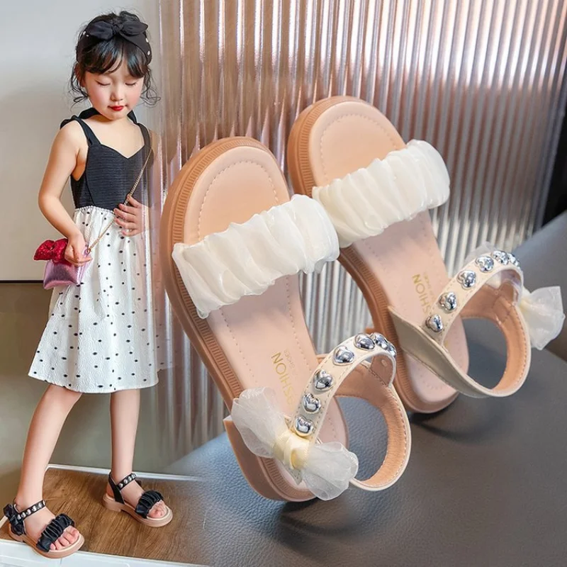 Girls Open-toed Sandals 2023 Summer New Princess Style Big Children's Shoes Soft-soled Performance Shoes
Girls Open-toed Sandals 2023 Summer New Princess Style Big Children's Shoes Soft-soled Performance Shoes