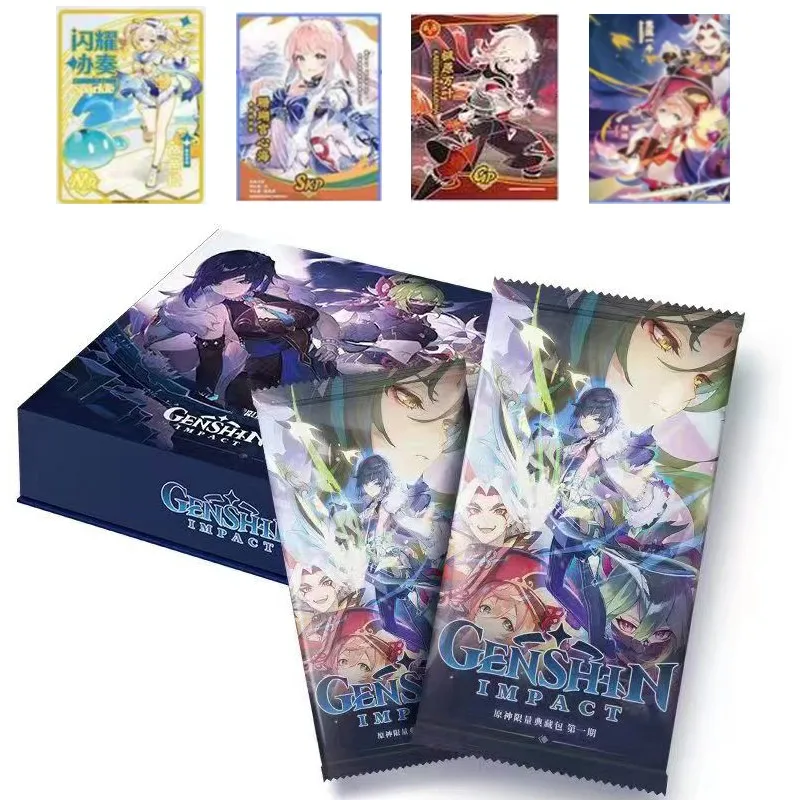 Genuine Genshin Impact Original Cards Anime Genshin Impact Aether Jean Lisa Lumine Collect Collection Card Children Toys Gift
Genuine Genshin Impact Original Cards Anime Genshin Impact Aether Jean Lisa Lumine Collect Collection Card Children Toys Gift