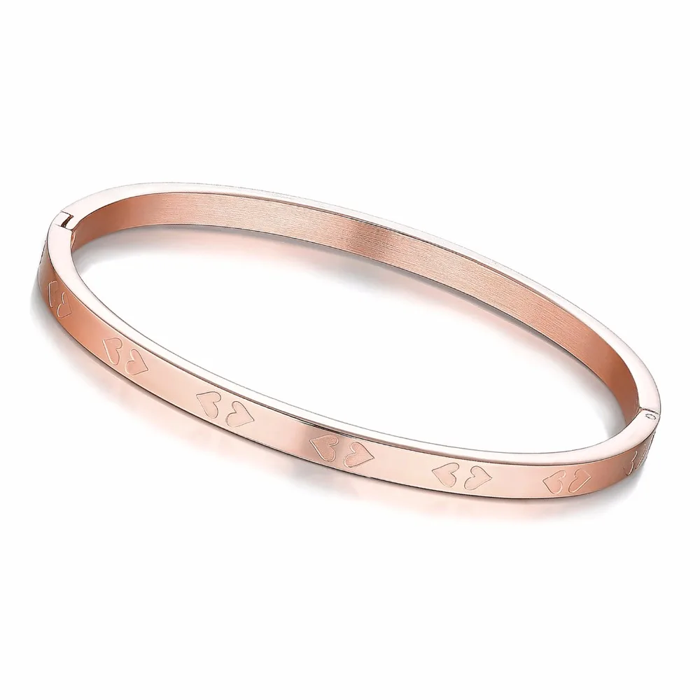 Romantic Lover Cuff Bangle Korea Rose Gold Color Heart To Heart Charm Bracelets For Women Couples Valentine's Day Jewelry Gift
Romantic Lover Cuff Bangle Korea Rose Gold Color Heart To Heart Charm Bracelets For Women Couples Valentine's Day Jewelry Gift