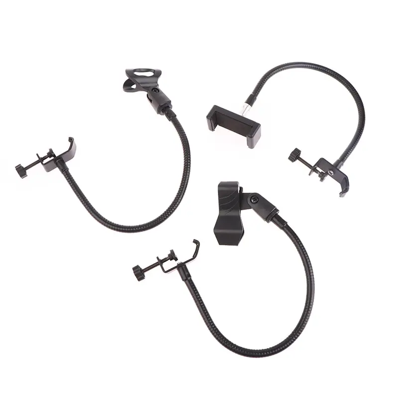 1set Flexible Microphone Gooseneck Phone Stand With Desk Clamp For Radio Broadcasting Studio Live Broadcast Equipment Stations
1set Flexible Microphone Gooseneck Phone Stand With Desk Clamp For Radio Broadcasting Studio Live Broadcast Equipment Stations