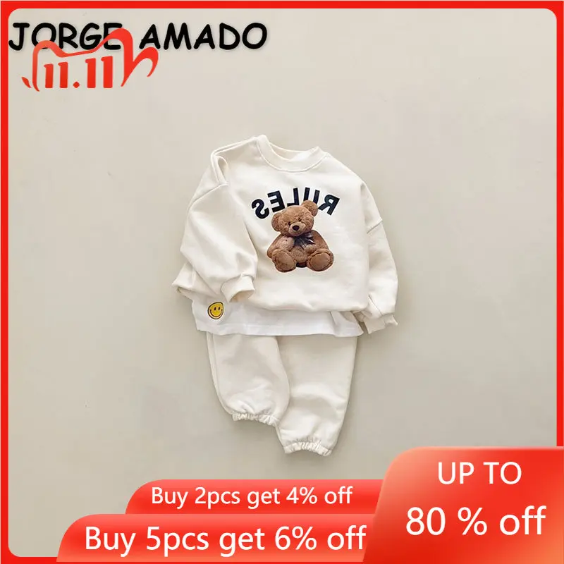 Корейский стиль, новый осенний комплект для маленьких девочек и мальчиков, белая толстовка с длинными рукавами и круглым воротником с мульт...
Корейский стиль, новый осенний комплект для маленьких девочек и мальчиков, белая толстовка с длинными рукавами и круглым воротником с мульт...