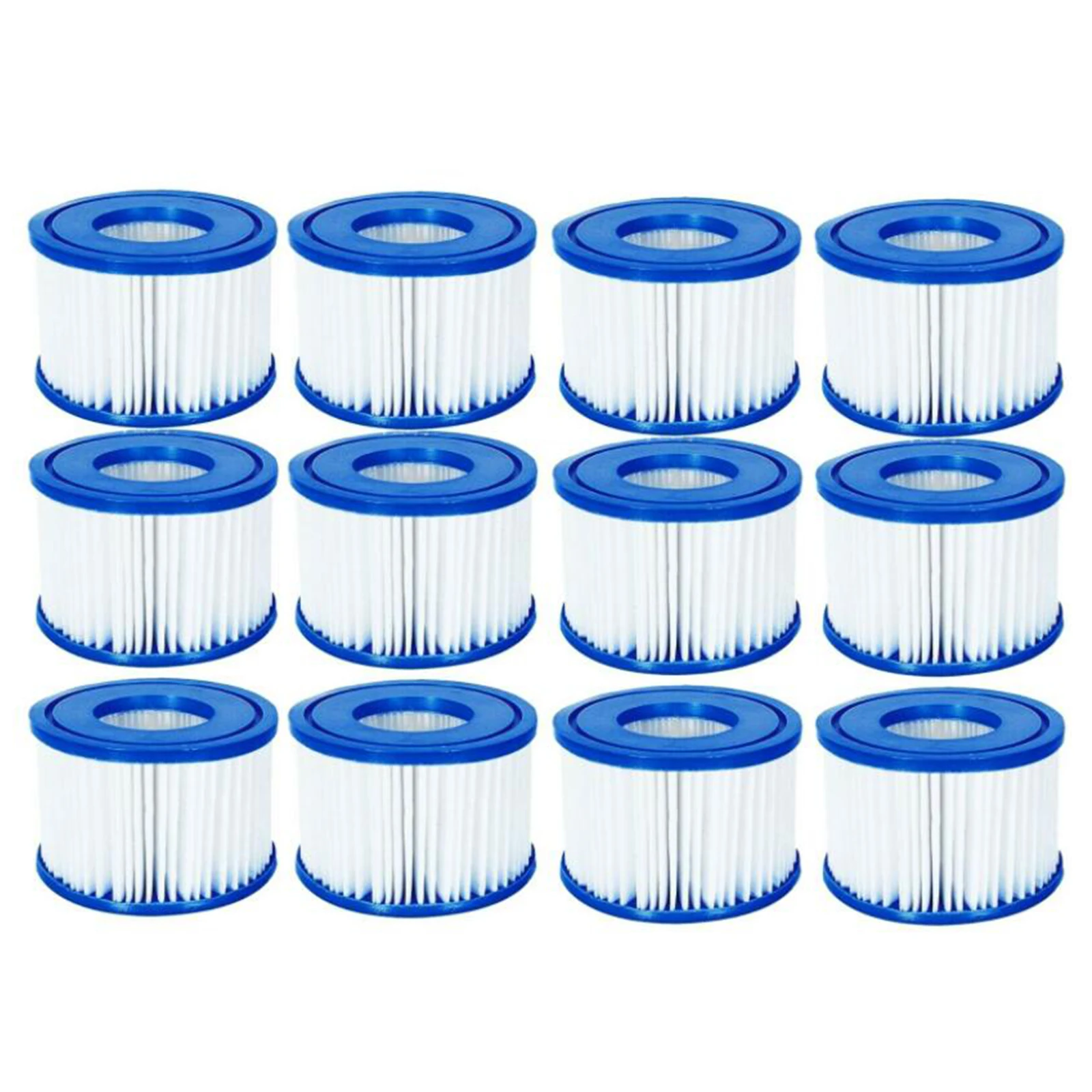 12Pcs Type VI Filter Replacement Cartridge for Coleman SaluSpa Filters, for Bestway Filter, for Lay-Z Spa
12Pcs Type VI Filter Replacement Cartridge for Coleman SaluSpa Filters, for Bestway Filter, for Lay-Z Spa