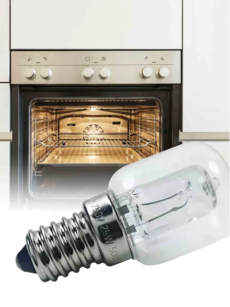 

Лампа для духовки 25 Вт E14, устойчивая к высоким температурам, микроволновая лампа для холодильников, духовок, вентиляторов