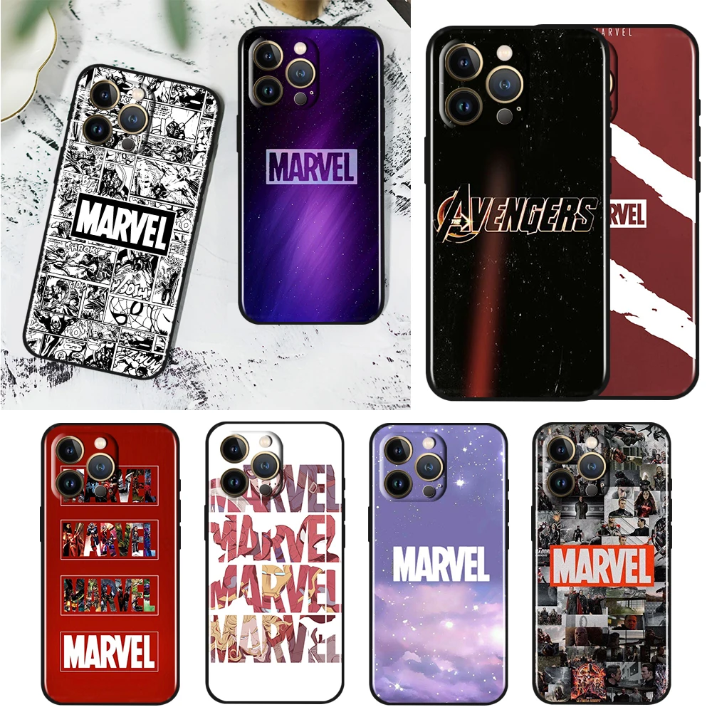 Marvel Logo Avengers Case For Apple iPhone 14 13 12 11 Pro Max Mini XS Max X XR 7 8 Plus SE2020 TPU Black Phone Cover
Marvel Logo Avengers Case For Apple iPhone 14 13 12 11 Pro Max Mini XS Max X XR 7 8 Plus SE2020 TPU Black Phone Cover