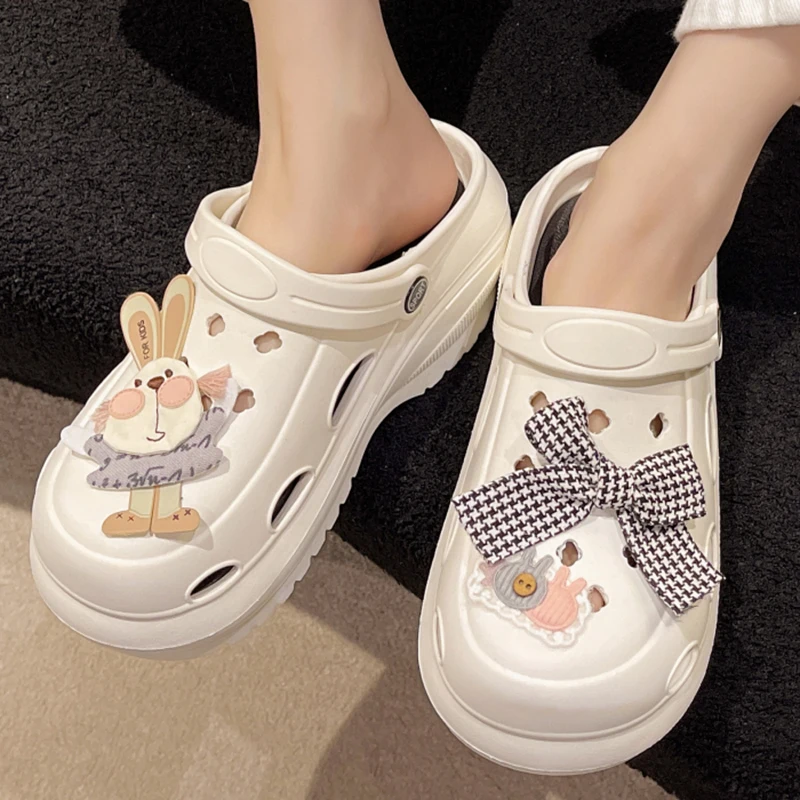 Summer Women Sandals Shoes Garden Shoes Sandal Beach Non-slip EVA Soft Bottom Cute Rabbit Decoration Shoes For Female 36-41
Summer Women Sandals Shoes Garden Shoes Sandal Beach Non-slip EVA Soft Bottom Cute Rabbit Decoration Shoes For Female 36-41