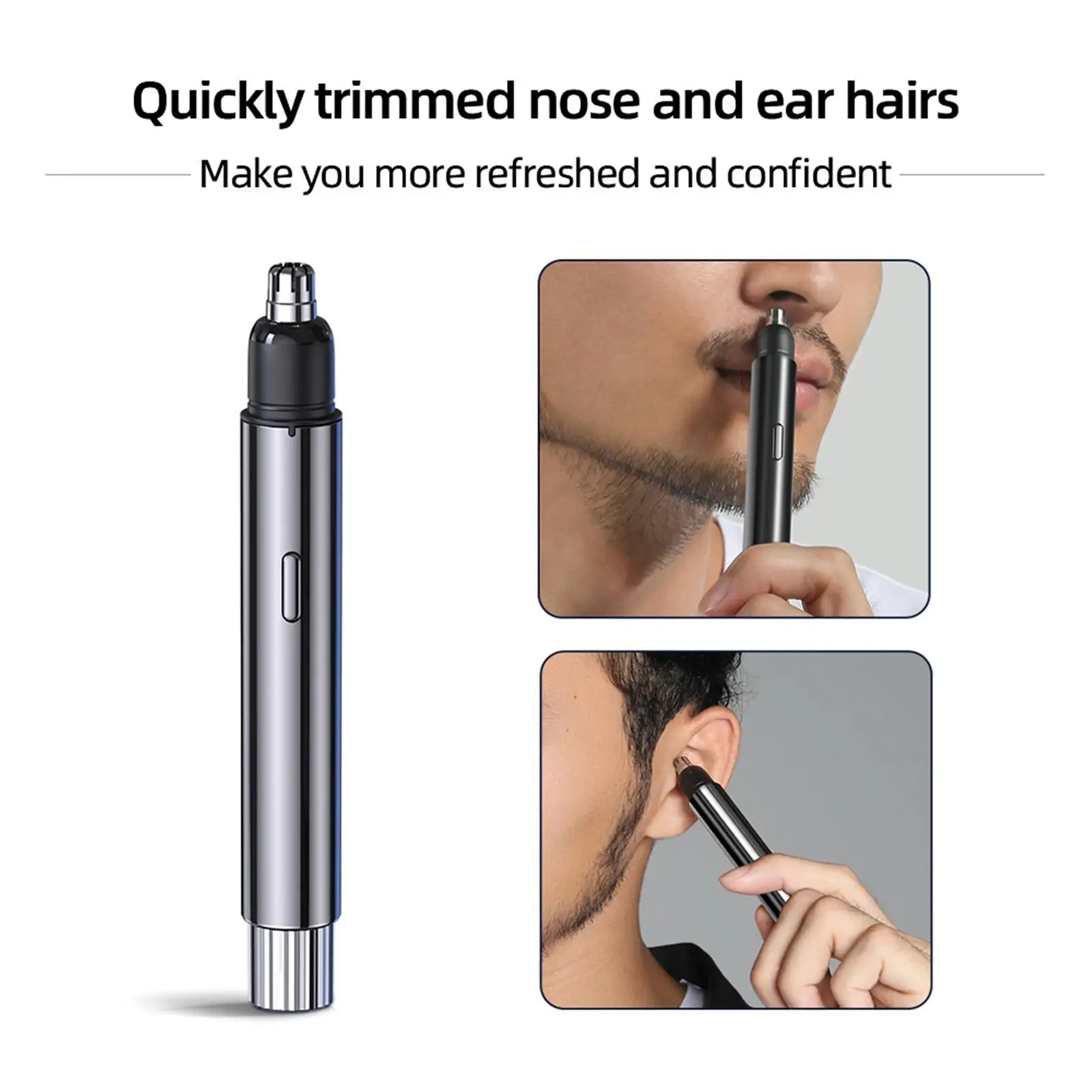 Electric Nose hair Trimmers for men Portable Nose and ear trimmer Hair Shaver Safety Removal Cleaner Rechargeable
Electric Nose hair Trimmers for men Portable Nose and ear trimmer Hair Shaver Safety Removal Cleaner Rechargeable