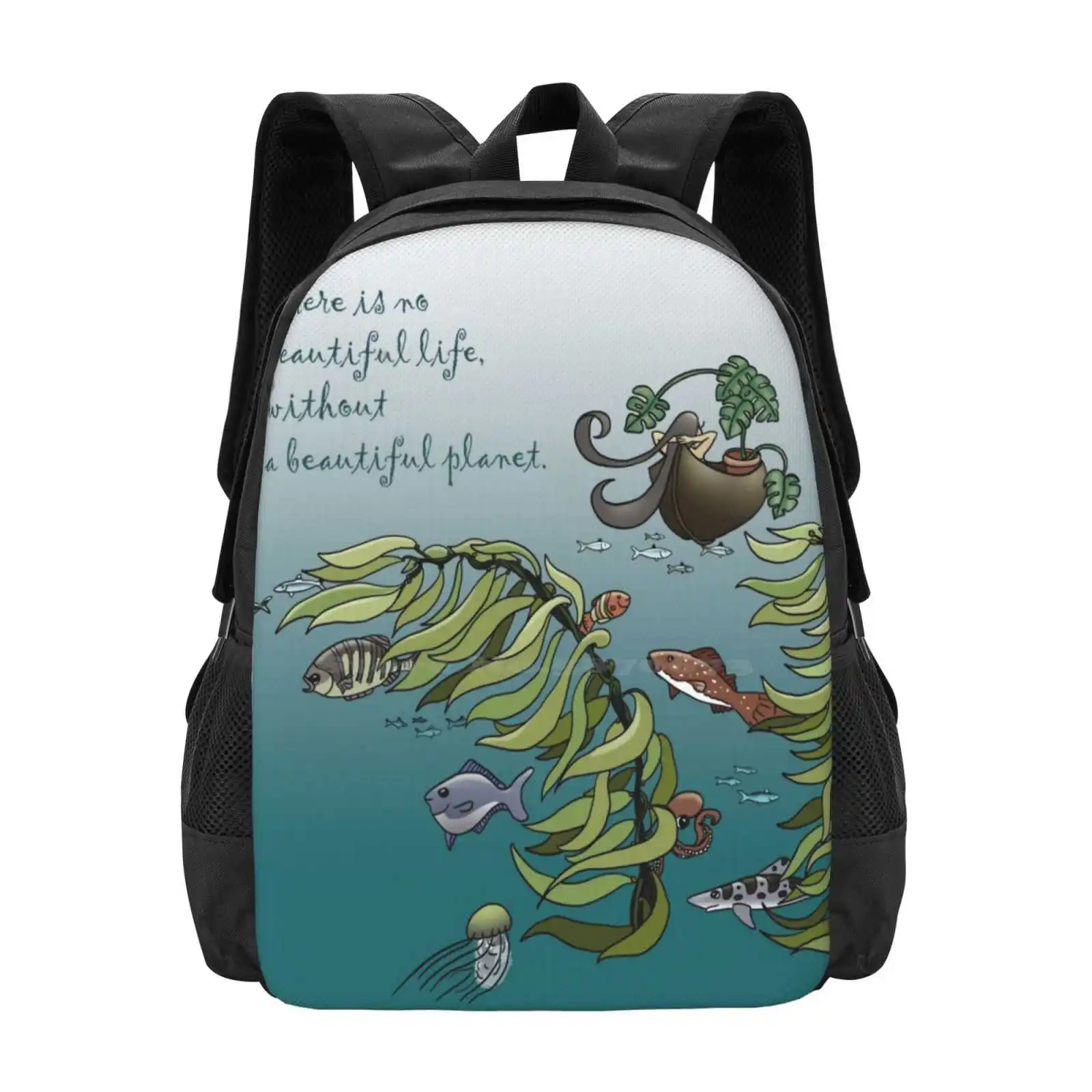 

Beautiful Planet School Bags Travel Laptop Backpack Thanks To The Art Shop Thanks Art Planet Earth Beautiful Environment Ocean