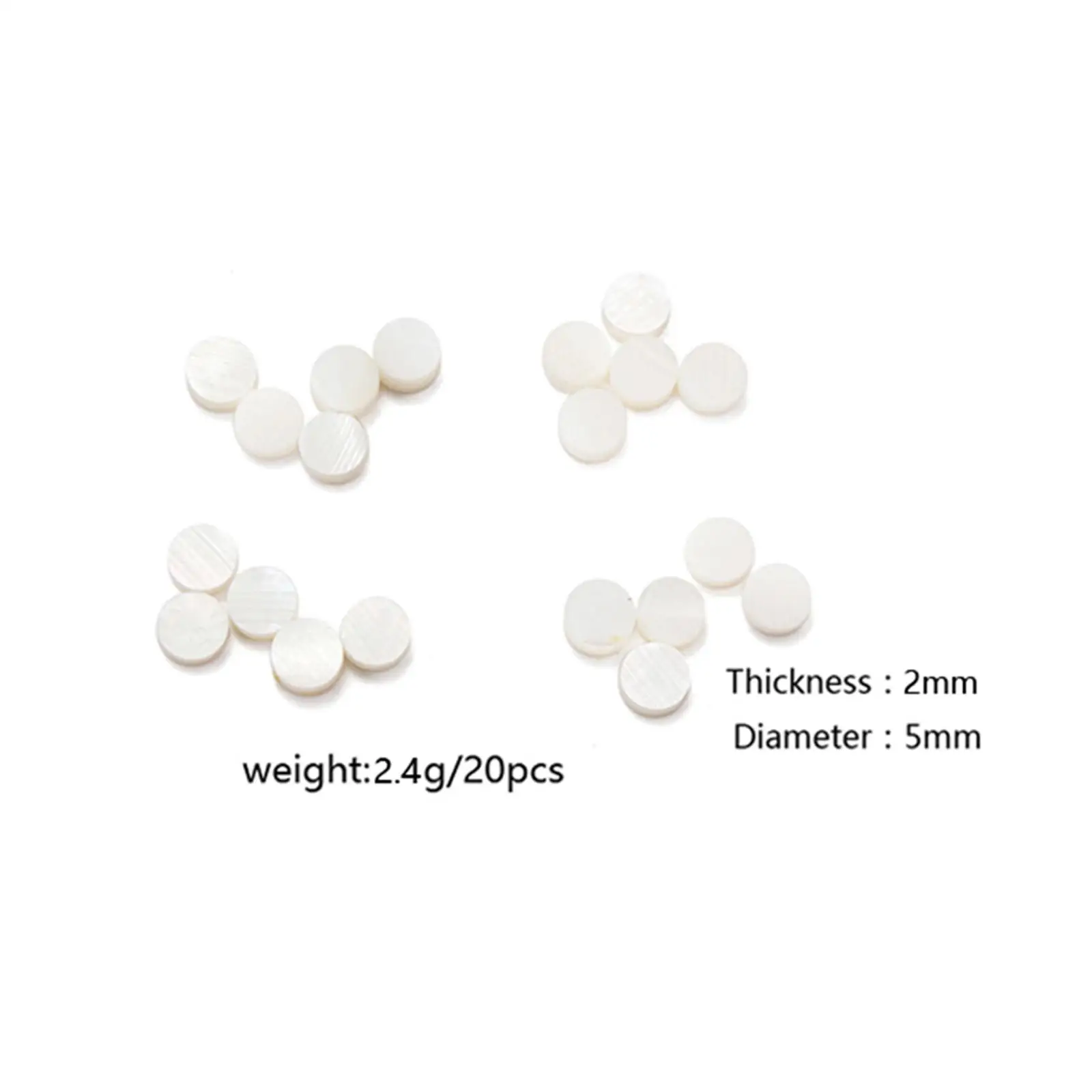 20 Pieces Fretboard Dots Inlays Marker Luthier Tools for Guitar Ukulele Part
20 Pieces Fretboard Dots Inlays Marker Luthier Tools for Guitar Ukulele Part