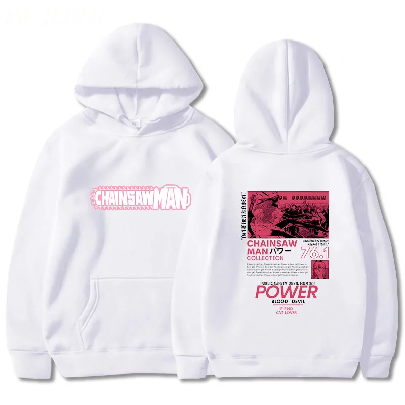Chainsaw Man Power Devil Streetwear Classic Long Sleeve Winter Male Clothes Man Woman Crewneck Sweatshirts Winter Warm Anime
Chainsaw Man Power Devil Streetwear Classic Long Sleeve Winter Male Clothes Man Woman Crewneck Sweatshirts Winter Warm Anime