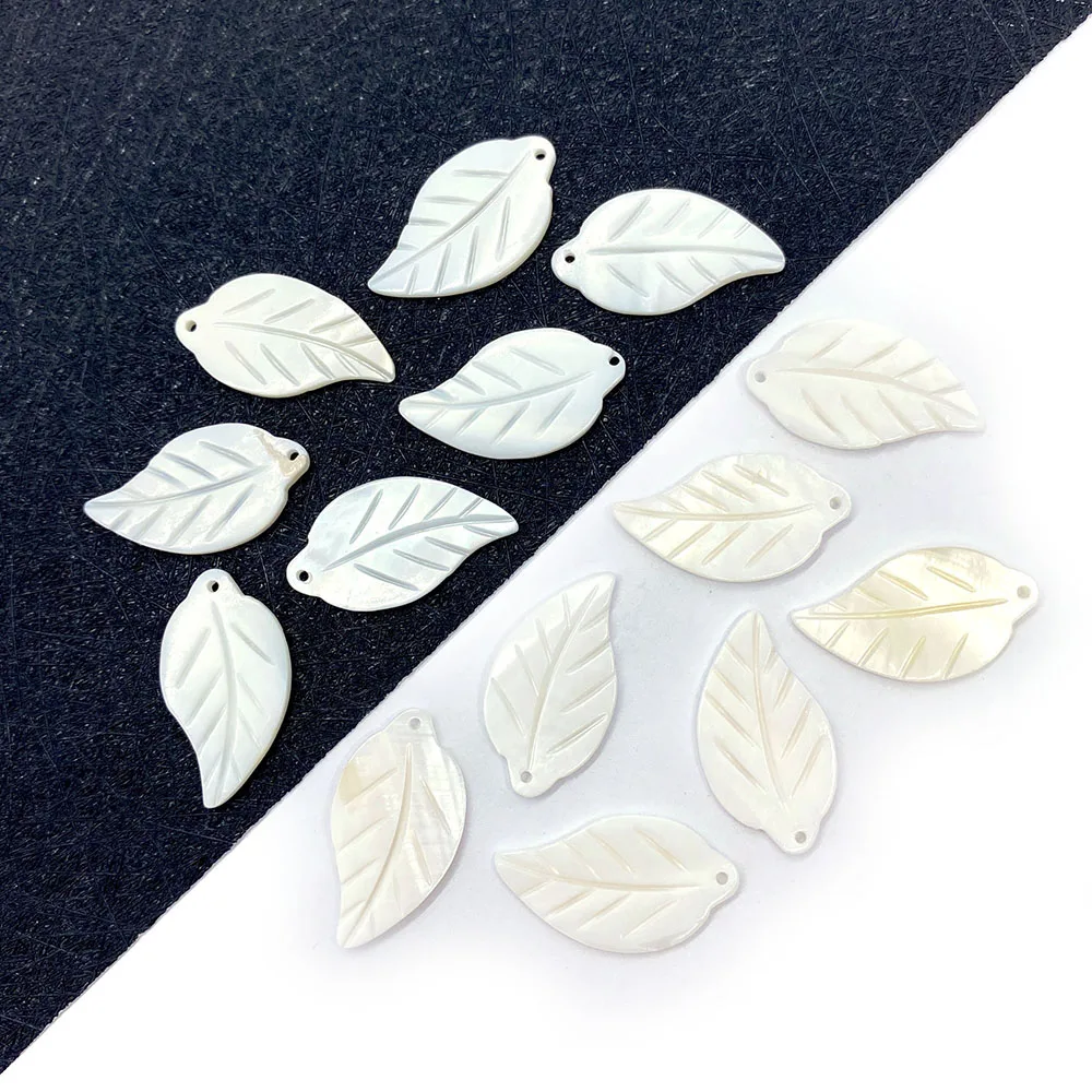 Natural White Shell Pendant Freshwater Shell Leaf Shaped Exquisite Pendant Jewelry Making DIY Earrings Necklace Accessories
Natural White Shell Pendant Freshwater Shell Leaf Shaped Exquisite Pendant Jewelry Making DIY Earrings Necklace Accessories