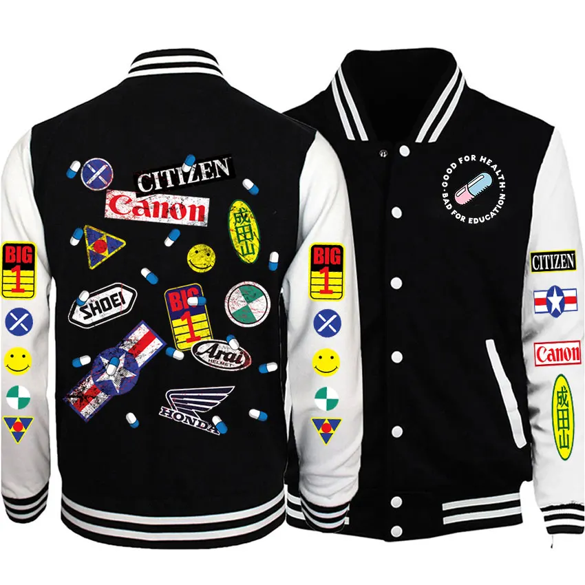 Japan Anime Baseball Uniform Bomber Jackets Trendy Men Women Casual Oversized Science Fiction Movie Manga Shotaro Kaneda Jackets
Japan Anime Baseball Uniform Bomber Jackets Trendy Men Women Casual Oversized Science Fiction Movie Manga Shotaro Kaneda Jackets