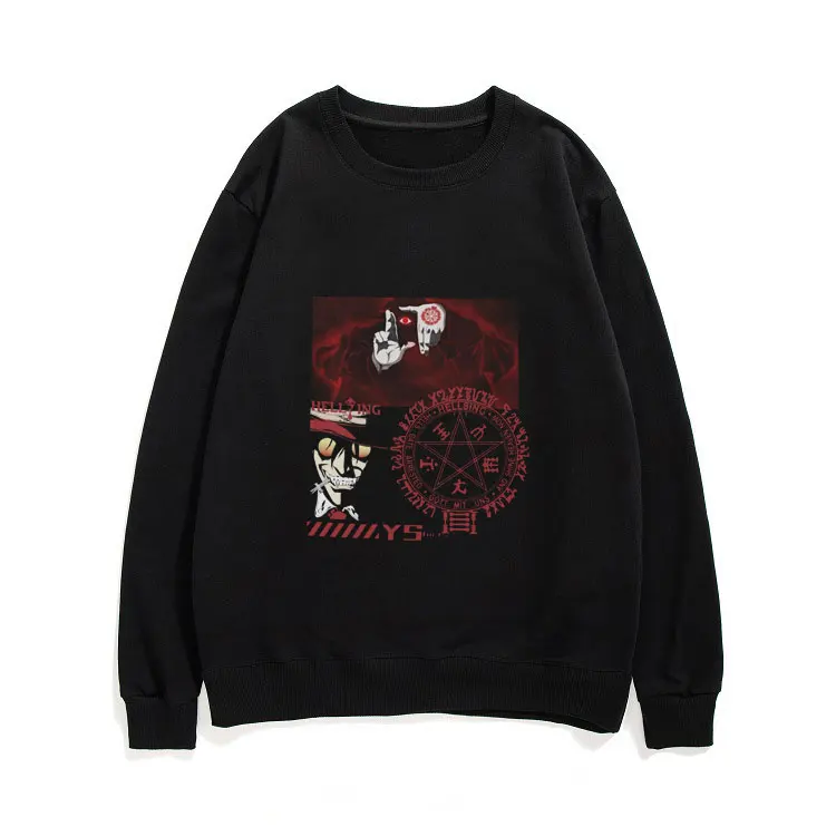 Hellsing Anime Alucard Vampire Hunter Manga Streetwear Men Women Regular Crewneck Loose Fashion Pullover Harajuku Pullovers Tops
Hellsing Anime Alucard Vampire Hunter Manga Streetwear Men Women Regular Crewneck Loose Fashion Pullover Harajuku Pullovers Tops