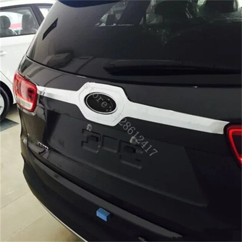 car accessories ABS Chrome Rear Trunk Lid Cover Trim Boot tailgate trim strip For Kia Sorento 2015-2019 car styling Stickers
car accessories ABS Chrome Rear Trunk Lid Cover Trim Boot tailgate trim strip For Kia Sorento 2015-2019 car styling Stickers