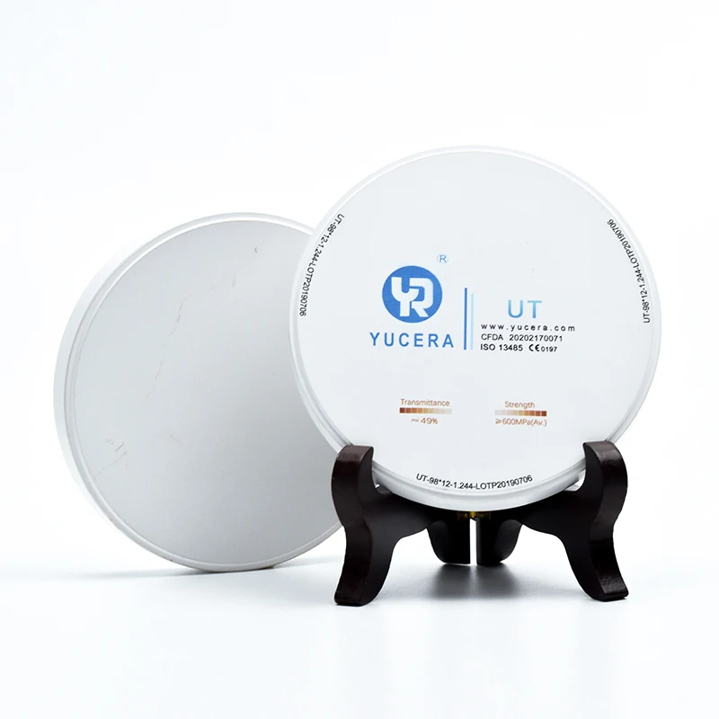 Yucera Materias Primas De Polvo De Zirconio UT En Blanco De Fresado Dental Para Laboratorio Dental
Yucera Materias Primas De Polvo De Zirconio UT En Blanco De Fresado Dental Para Laboratorio Dental