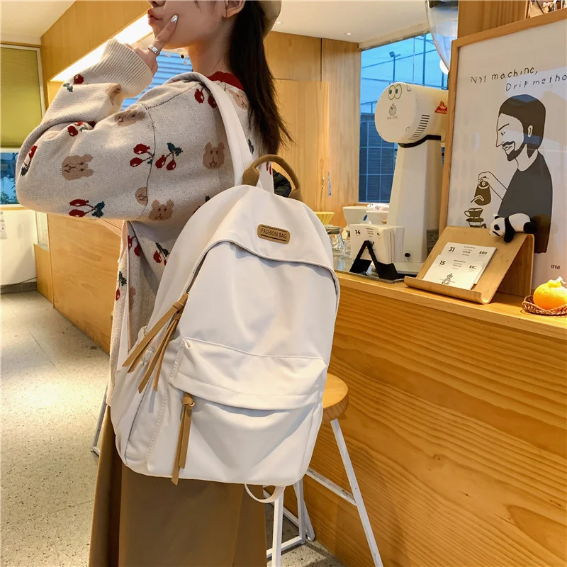 Women Backpack High Quality Multifunction Backpacks for Teenage Girls School Solid Color Simple Large Capacity Shoulder Bagpack
Women Backpack High Quality Multifunction Backpacks for Teenage Girls School Solid Color Simple Large Capacity Shoulder Bagpack