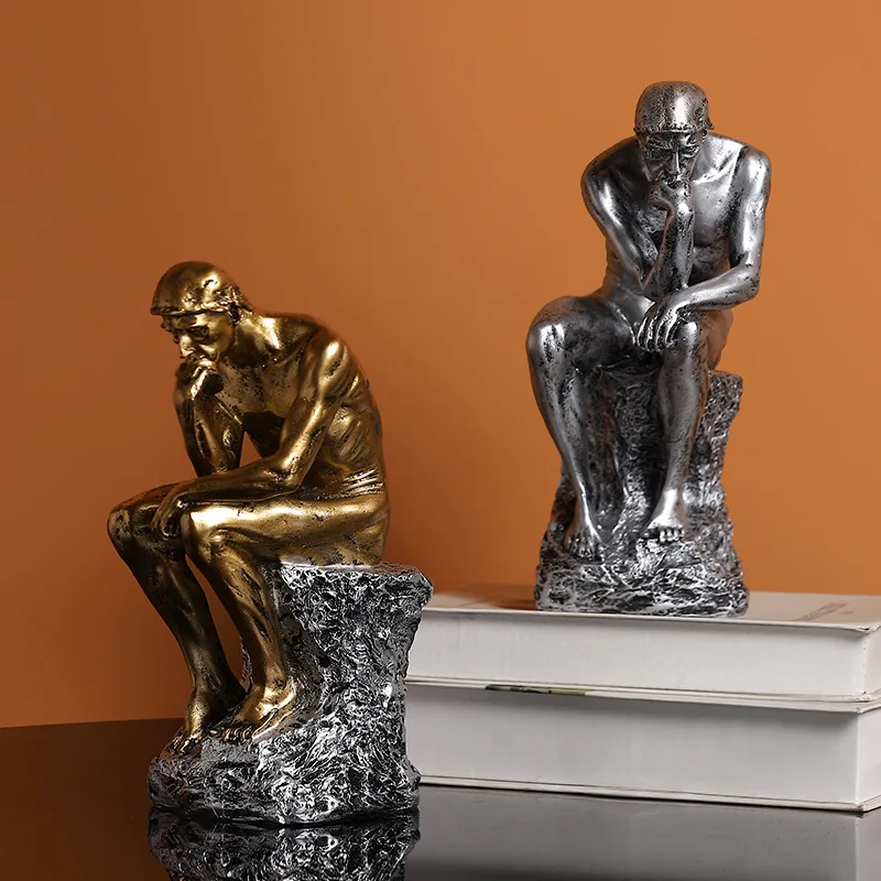 Настольные украшения Thinker, домашний декор, аксессуары для украшения дома, скандинавские фигурки, модель статуи, подарок внутренняя скульпту...
Настольные украшения Thinker, домашний декор, аксессуары для украшения дома, скандинавские фигурки, модель статуи, подарок внутренняя скульпту...