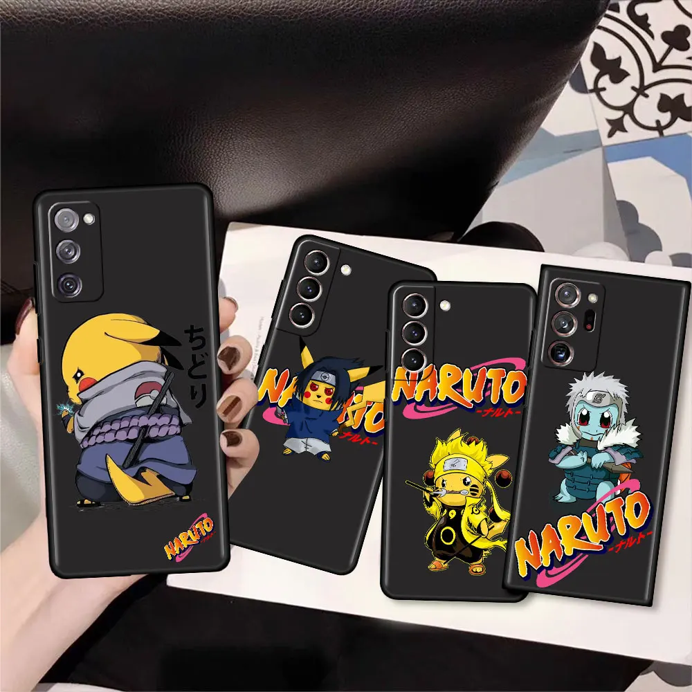 Black Case For Samsung Galaxy S20 FE S22 S21 Ultra S10 S9 S8 Plus Ultrathin SmartPhone Funda Note 20 Naruto Pikachu Squirtle
Black Case For Samsung Galaxy S20 FE S22 S21 Ultra S10 S9 S8 Plus Ultrathin SmartPhone Funda Note 20 Naruto Pikachu Squirtle
