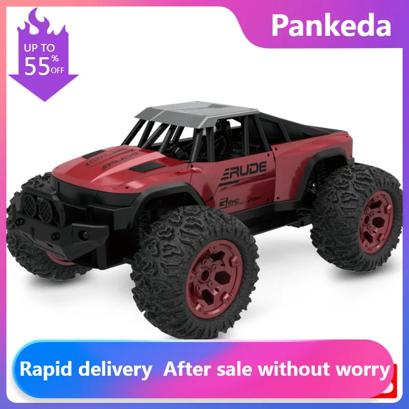 

NEW 1:12 20KM/H Or 25KM/H 4WD RC Car With LED Remote Control Cars High Speed Drift Monster Truck for Kids Christmas Toys gift