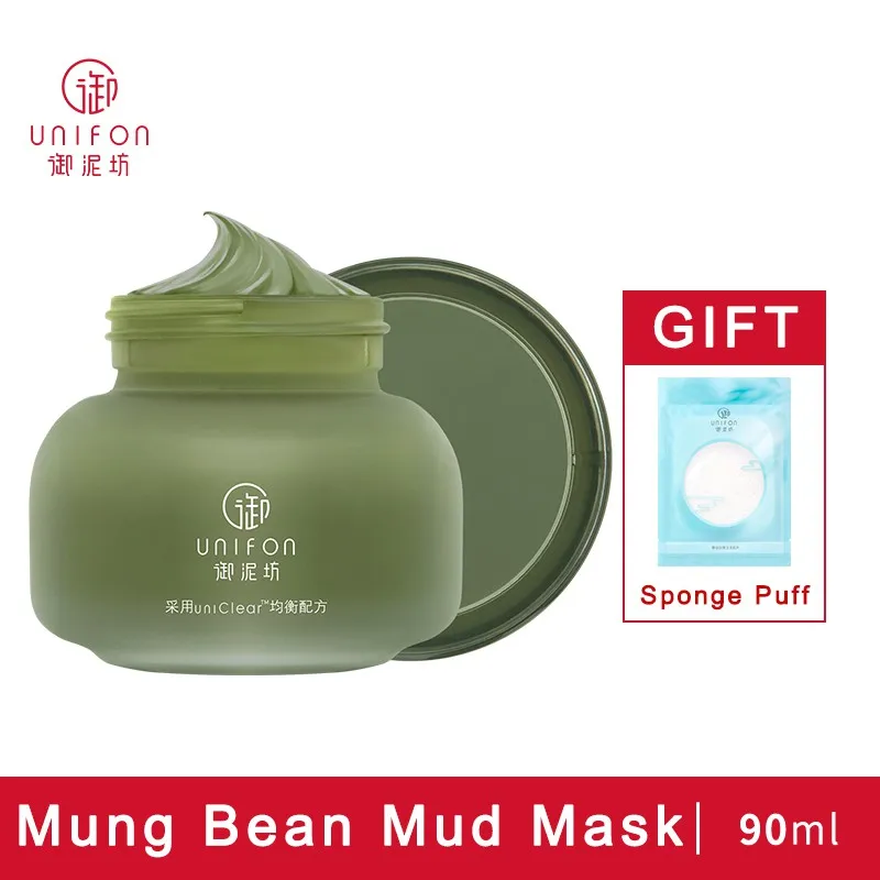 Unifon Mung Bean Clay Facial Mask Mud Reduce Acne Marks Shrinking Pores Oil Control Nourishing Deep Cleansing 90ml
Unifon Mung Bean Clay Facial Mask Mud Reduce Acne Marks Shrinking Pores Oil Control Nourishing Deep Cleansing 90ml