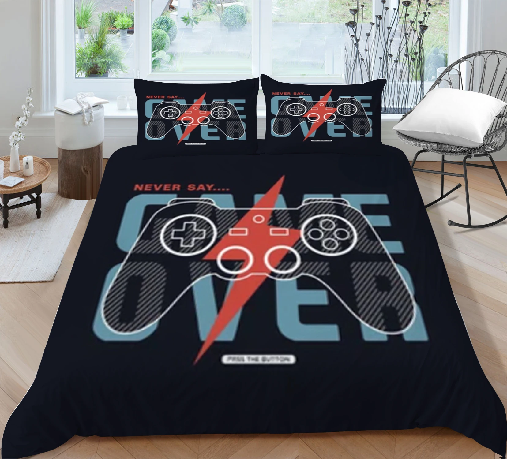 Hot Sale Bed Linens 2/3pcs 3D Digital Gamer Printing Duvet Cover Sets 1 Quilt Cover + 1/2 Pillowcases US/EU/AU Size
Hot Sale Bed Linens 2/3pcs 3D Digital Gamer Printing Duvet Cover Sets 1 Quilt Cover + 1/2 Pillowcases US/EU/AU Size