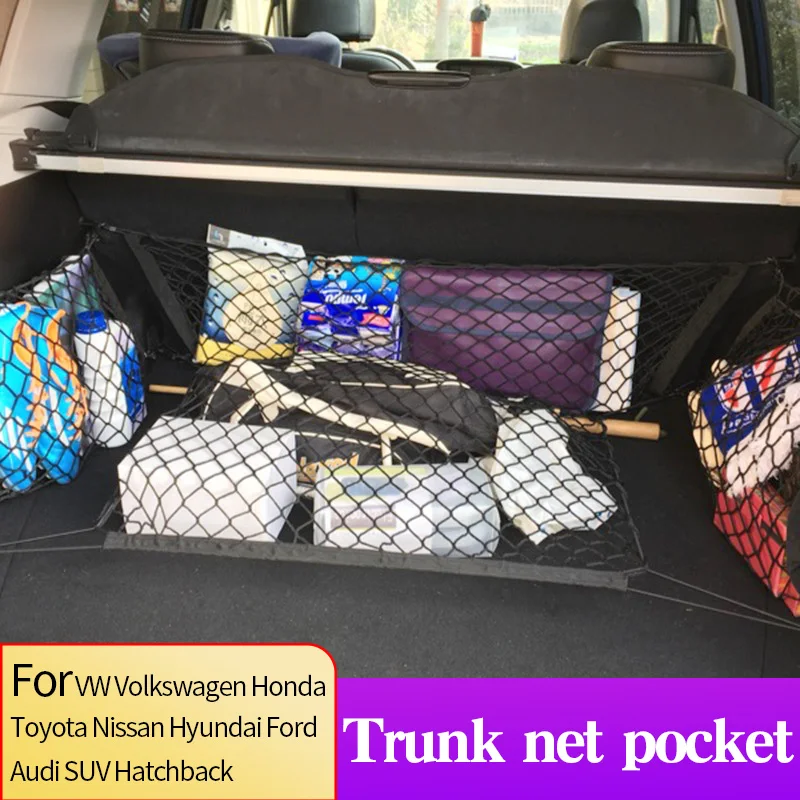 Сетка для автомобильного багажника Pocket для VW Volkswagen Honda Toyota Nissan Hyundai FordAudi SUV Hatchback, Эластичные аксессуары для интерьера
Сетка для автомобильного багажника Pocket для VW Volkswagen Honda Toyota Nissan Hyundai FordAudi SUV Hatchback, Эластичные аксессуары для интерьера
