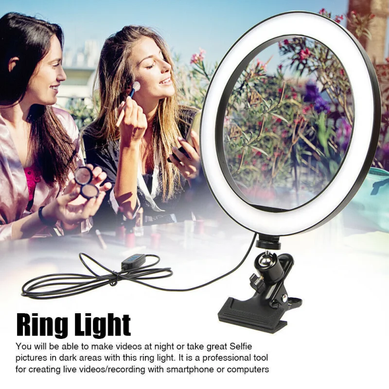 6/8/10 Inch Live Fill Light Phone Holder for Tik Tok Online Celebrity Beauty Self-Timer Ring LED Light Phone Stand Accessories
6/8/10 Inch Live Fill Light Phone Holder for Tik Tok Online Celebrity Beauty Self-Timer Ring LED Light Phone Stand Accessories