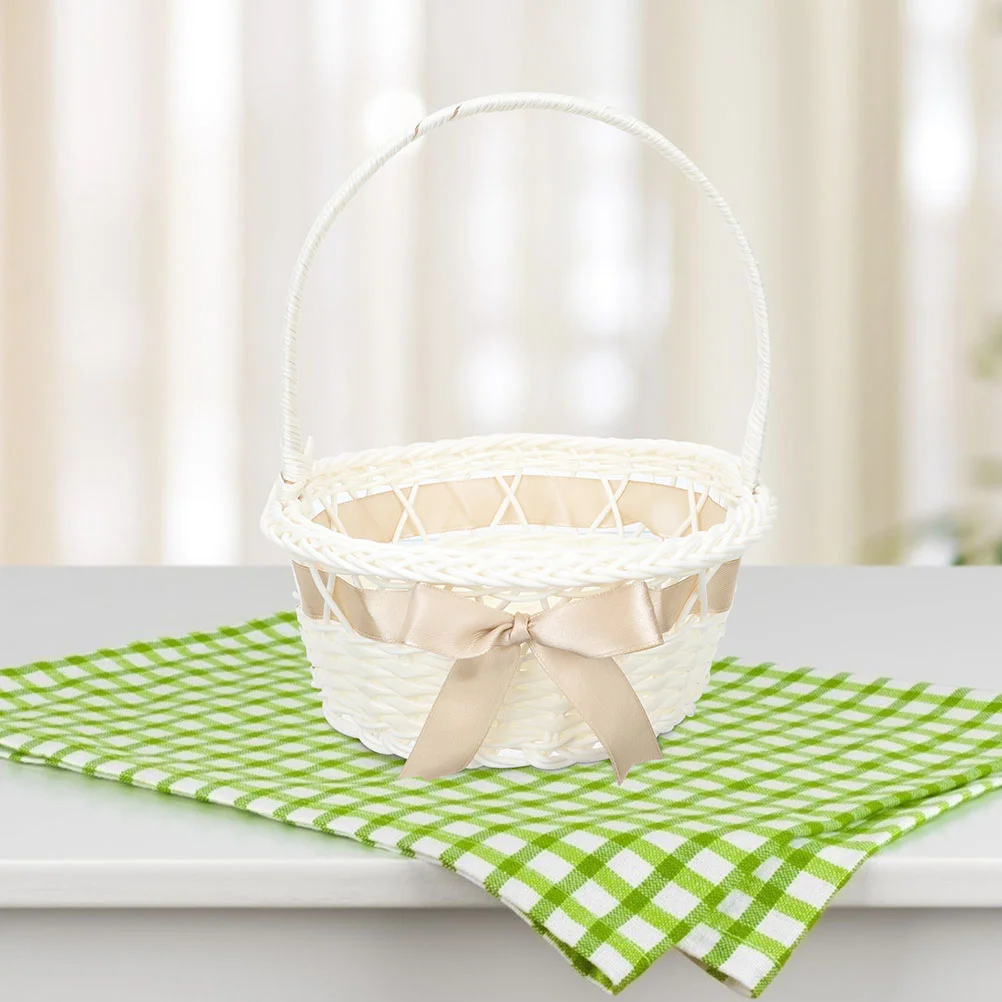 Wedding Flower Basket Handheld Bridal Girls Petal Baskets Gifts Small Storage Container
Wedding Flower Basket Handheld Bridal Girls Petal Baskets Gifts Small Storage Container