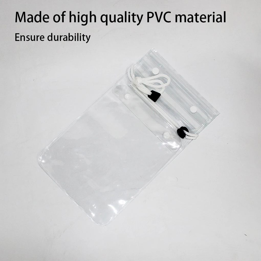 Phone Pouch Waterproof Bag Thickened Design Outdoor Equipment Mobile Case Multipurpose Transparent Swimming Supplies
Phone Pouch Waterproof Bag Thickened Design Outdoor Equipment Mobile Case Multipurpose Transparent Swimming Supplies