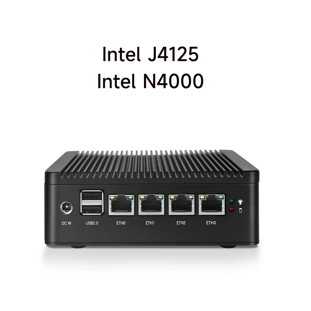 AN2 Mini PC Quad Core Intel N4000/J4125 Win 10 Pro 2.5G LAN Fanless Soft Router HD-MI SSD PfSense Firewall Appliance ESXI AES-NI
AN2 Mini PC Quad Core Intel N4000/J4125 Win 10 Pro 2.5G LAN Fanless Soft Router HD-MI SSD PfSense Firewall Appliance ESXI AES-NI