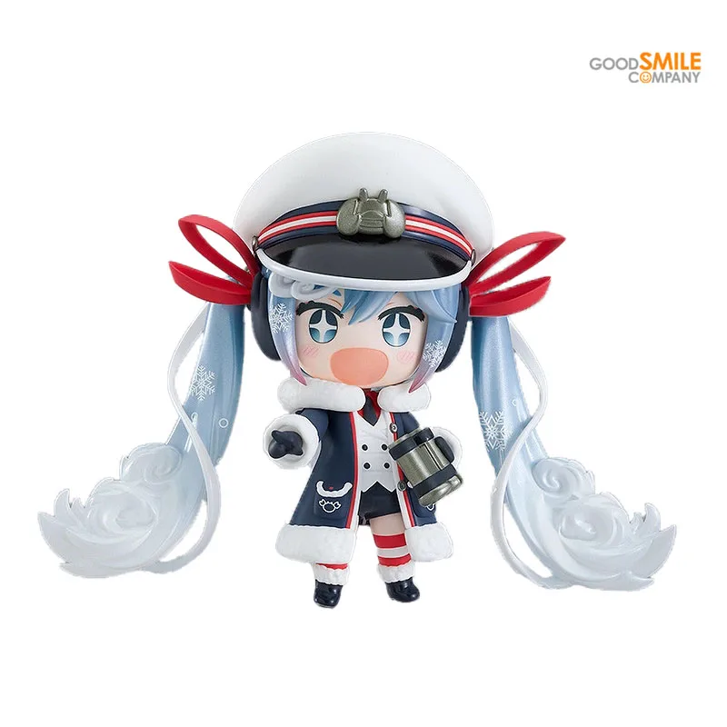 Хорошая улыбка, оригинальный Nendoroid 1800 Snow Miku 2022 Ver. Товары Hatsune Miku, модель 100% оригинальной куклы из ПВХ
Хорошая улыбка, оригинальный Nendoroid 1800 Snow Miku 2022 Ver. Товары Hatsune Miku, модель 100% оригинальной куклы из ПВХ
