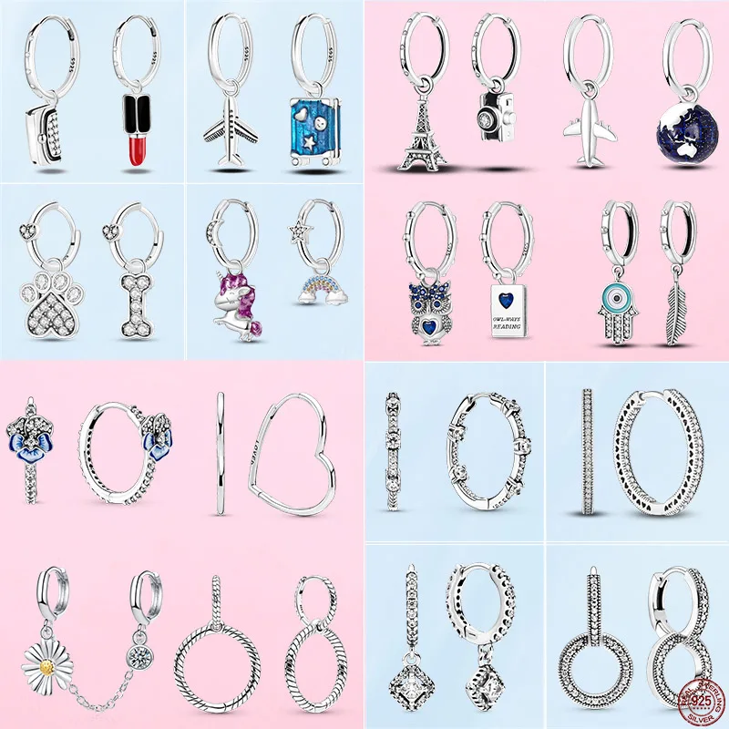 2022 New Original 925 Silver Asymmetrical Heart Hoop Earrings Fit Women Silver Earring Zircon Fine Jewelry Gift
2022 New Original 925 Silver Asymmetrical Heart Hoop Earrings Fit Women Silver Earring Zircon Fine Jewelry Gift