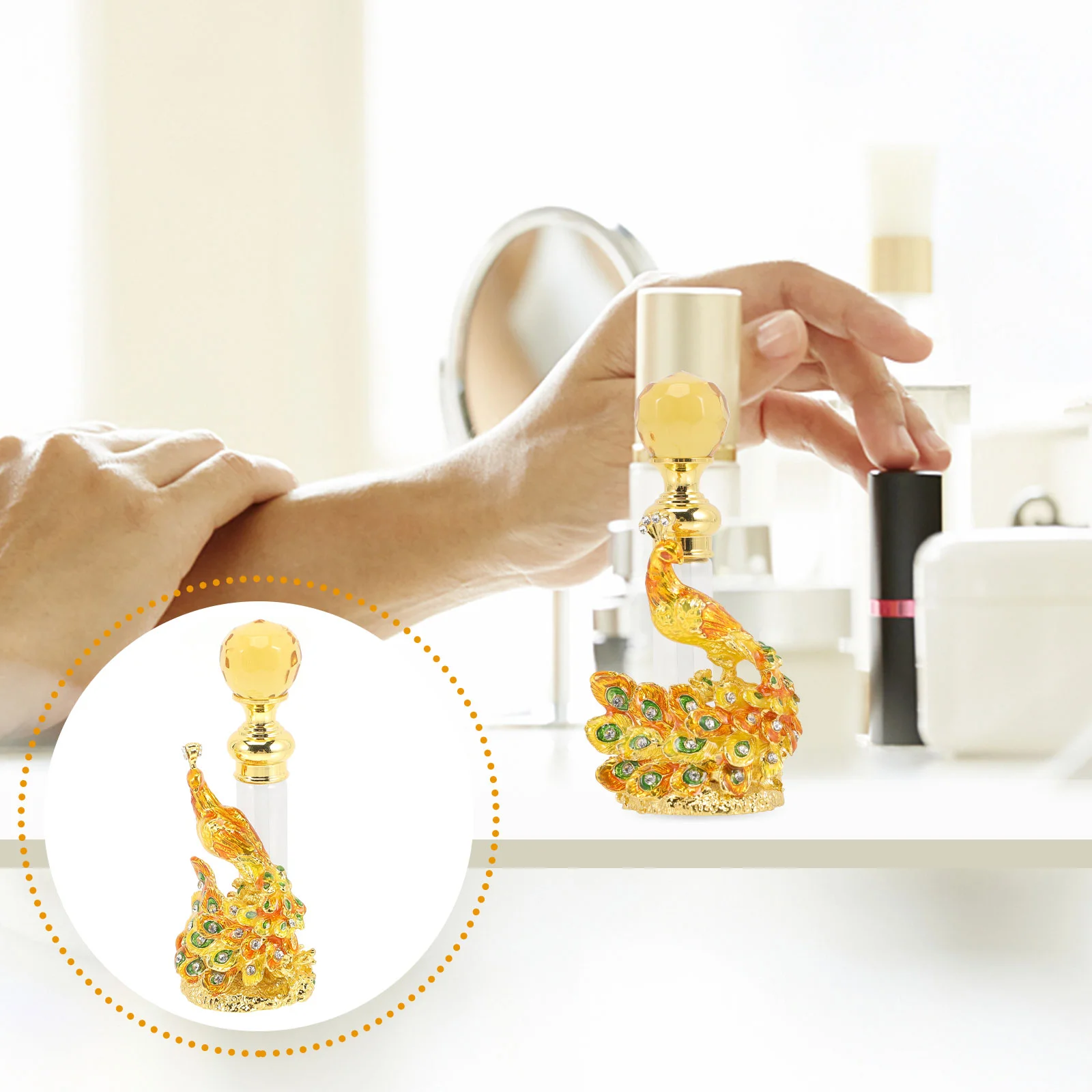 Perfume Empty Refillable Vintage Crystal Oil Essential Container Fragrance Travel Spray Rhinestones Containers Sub Egyptian
Perfume Empty Refillable Vintage Crystal Oil Essential Container Fragrance Travel Spray Rhinestones Containers Sub Egyptian