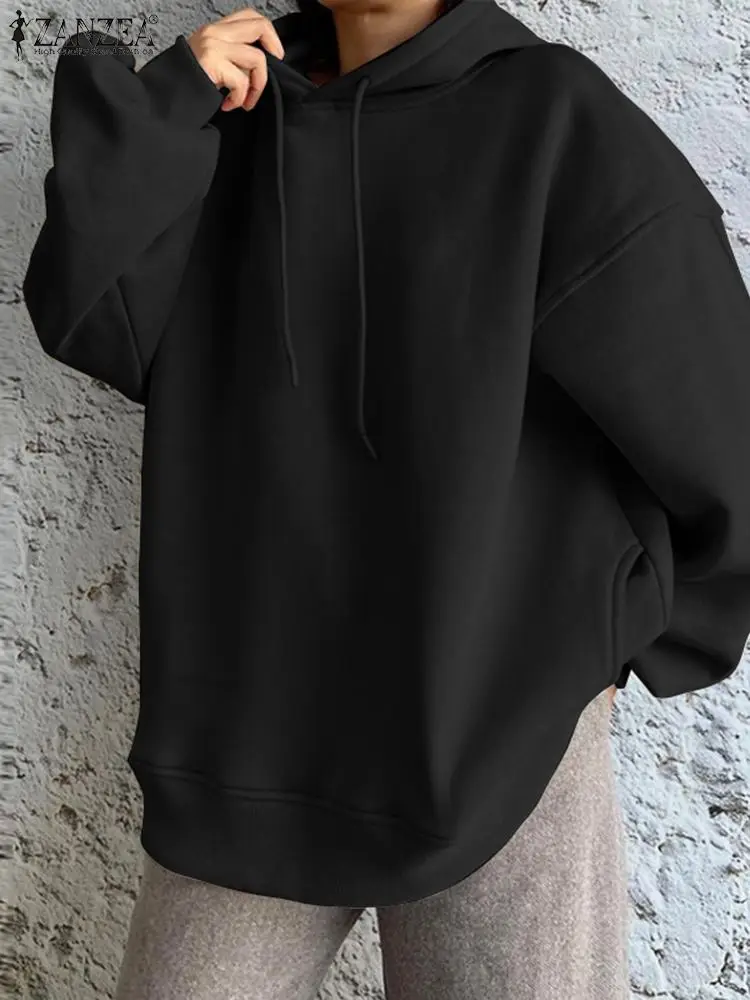 2023 ZANZEA Casual Elegant Hooded Sweatshirts Women Fashion Hoodies Female Autumn Solid Color O-Neck Long Sleeve Pullover Blouse
2023 ZANZEA Casual Elegant Hooded Sweatshirts Women Fashion Hoodies Female Autumn Solid Color O-Neck Long Sleeve Pullover Blouse