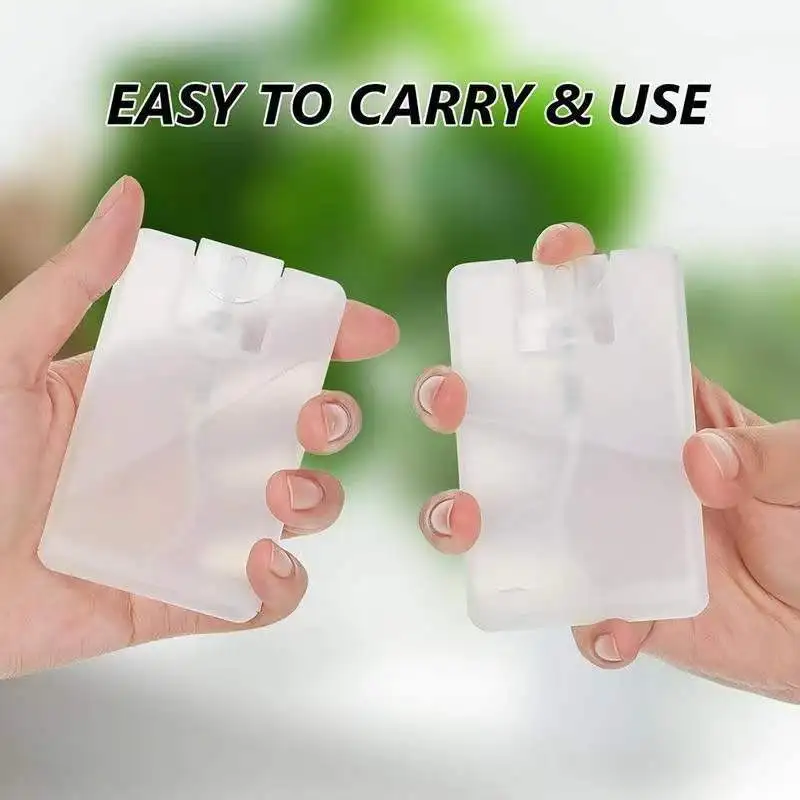 Card Spray Bottle Card Shape Perfume Spray Refillable Empty Bottle Flat Type Fine Mist Atomizer Lip Gloss Containers Bottle
Card Spray Bottle Card Shape Perfume Spray Refillable Empty Bottle Flat Type Fine Mist Atomizer Lip Gloss Containers Bottle