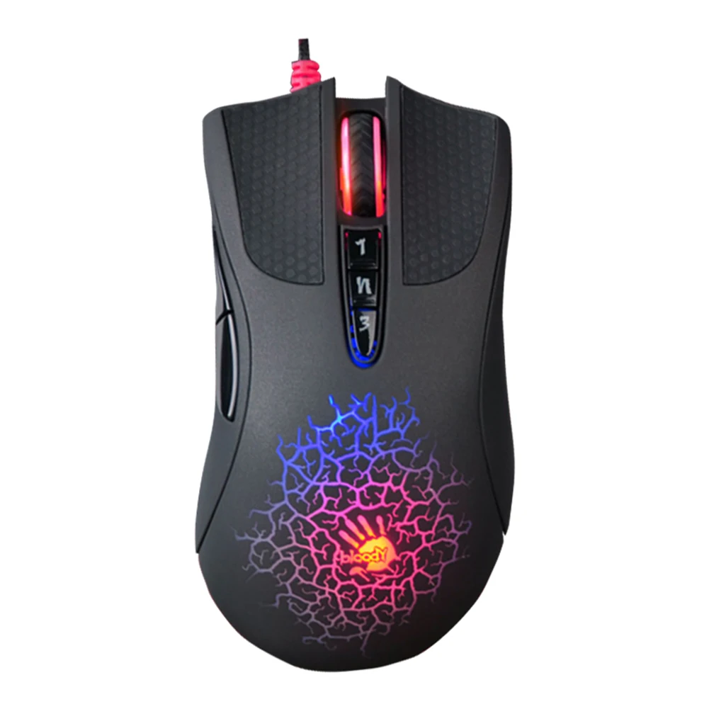 

A90 USB Wired Gaming Mouse 4000DPI 8 Buttons Optical Sensor Colorful Glare Gamer Mice For PC Laptop Mechanical Mouse For Bloody