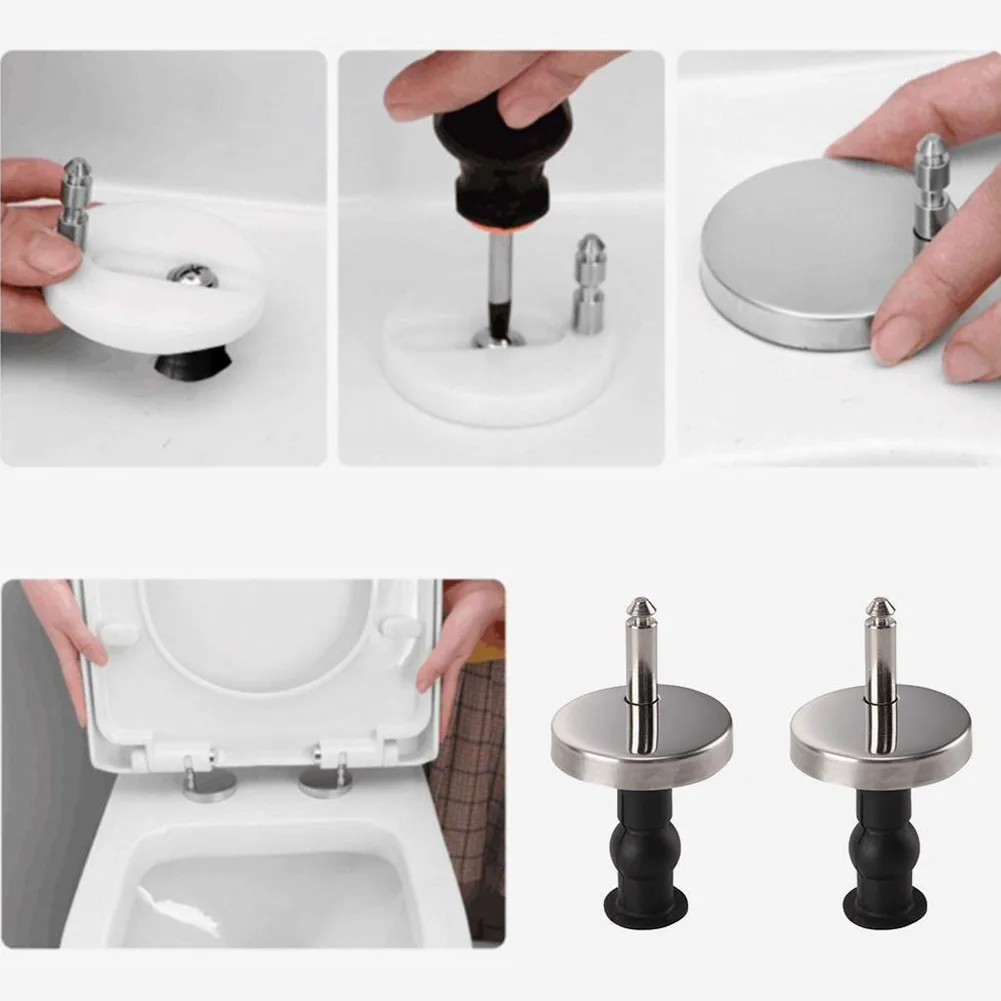 2PCS 50mm Toilet Top Seats Fix Hinge Home Furniture Hardware Stainless Steel Toilet Seat Hinges Soft Release Quick Fit Parts
2PCS 50mm Toilet Top Seats Fix Hinge Home Furniture Hardware Stainless Steel Toilet Seat Hinges Soft Release Quick Fit Parts