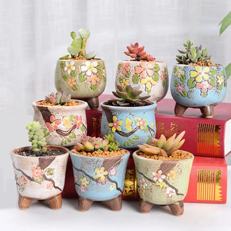 Modern Hand Painted Ceramic Flower pot Home Living Room Decoration Basin Mini Succulent Planter Desktop Decor Ornament Gifts
Modern Hand Painted Ceramic Flower pot Home Living Room Decoration Basin Mini Succulent Planter Desktop Decor Ornament Gifts