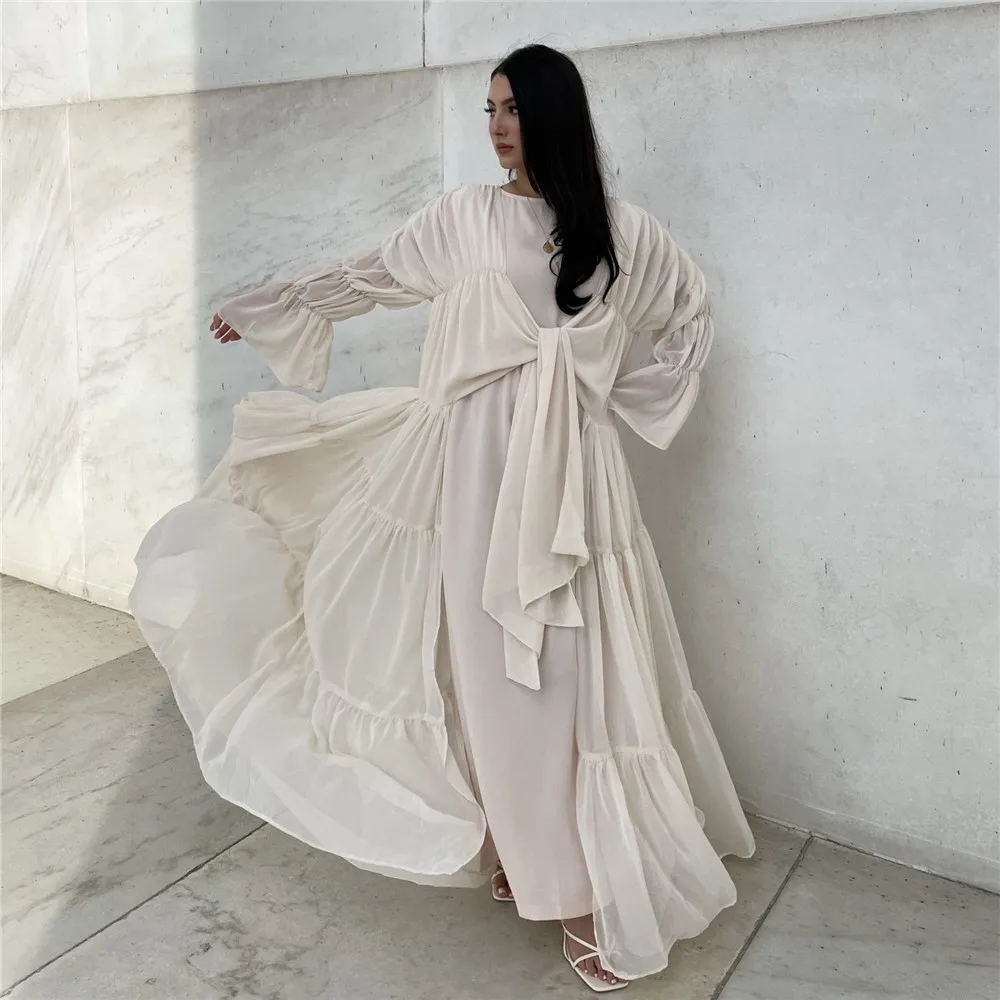 Robe Femme Puff Sleeve Cardigan Elegant Dubai Dress Spring 2022 Woman Dress Bandage Lace-up Vestido Feminino Party Dress
Robe Femme Puff Sleeve Cardigan Elegant Dubai Dress Spring 2022 Woman Dress Bandage Lace-up Vestido Feminino Party Dress