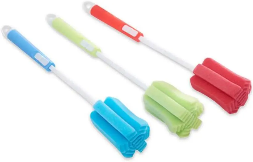3PCS Adjustable Soft Sponge Bottle Brush Cleaner with Long Plastic Handle Cup Brush for Decanter Winebottle (Color Random)
3PCS Adjustable Soft Sponge Bottle Brush Cleaner with Long Plastic Handle Cup Brush for Decanter Winebottle (Color Random)