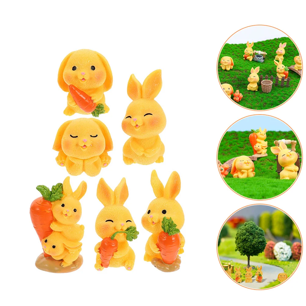 Rabbit Bunny Miniature Figure Mini Garden Resin Figurine Figurines Statue Easter Bunnies Figures Desktop Decor Model Ornament
Rabbit Bunny Miniature Figure Mini Garden Resin Figurine Figurines Statue Easter Bunnies Figures Desktop Decor Model Ornament