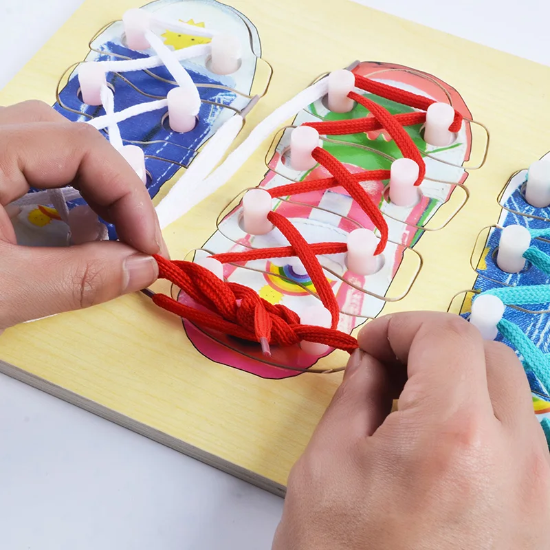 Tying Tie Shoelace Game Kids 3d Puzzle Wooden Toy Baby Shoe Model Jigsaw Montessori Homeschool Supplies Educational ChildrenGift
Tying Tie Shoelace Game Kids 3d Puzzle Wooden Toy Baby Shoe Model Jigsaw Montessori Homeschool Supplies Educational ChildrenGift