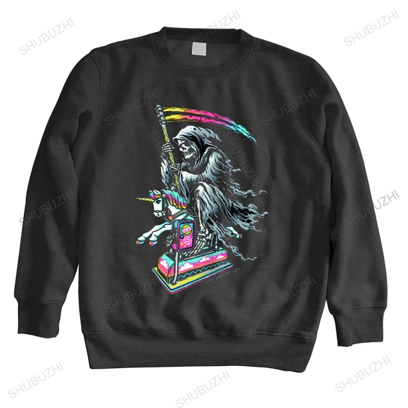 Толстовка с капюшоном «Death enjoy Life», свитшот с мотивом монет, для езды на мотоцикле, с принтом мрачного Жнеца, с единорогом, европейские размер...
Толстовка с капюшоном «Death enjoy Life», свитшот с мотивом монет, для езды на мотоцикле, с принтом мрачного Жнеца, с единорогом, европейские размер...